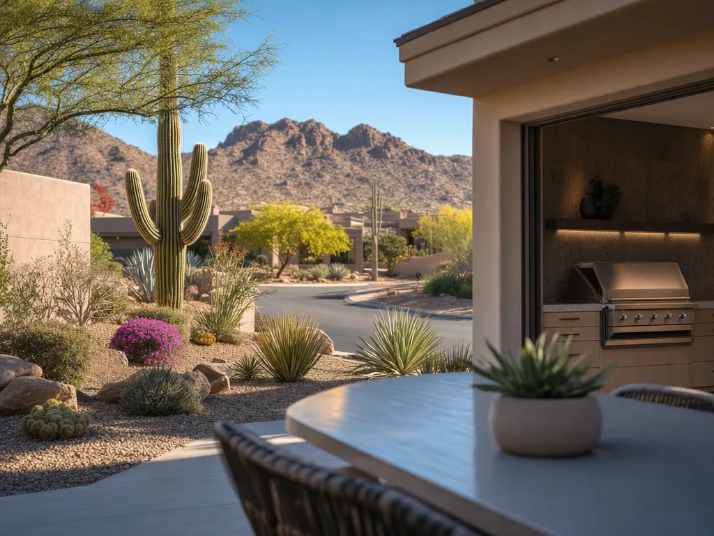 Luxury built-in kitchen in a Fountain Hills, Arizona home